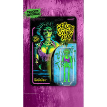 Load image into Gallery viewer, Return of the Living Dead Female Poster Zombie (Blacklight) 3 3/4-Inch ReAction Figure - Exclusive
