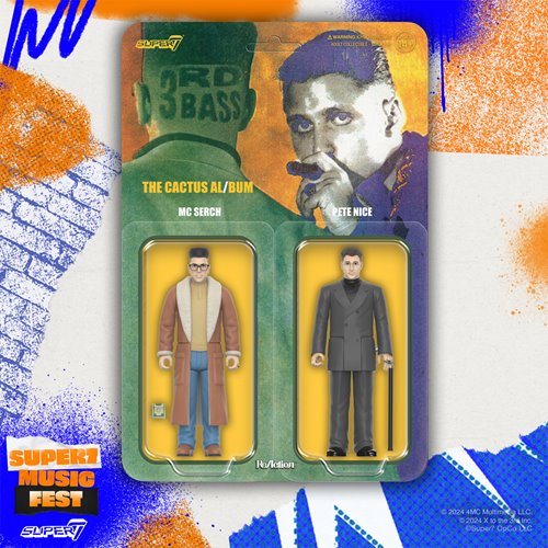Super7 3rd Bass Pete Nice and M.C. Serch - (2 Pack) 3.75"