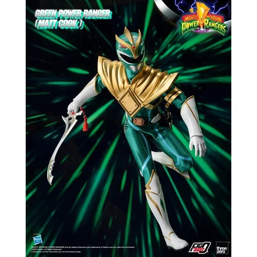 Mighty Morphin Power Rangers Green Ranger Matt Cook Standard Version FigZero 1:6 Scale Action Figure Previews Exclusive