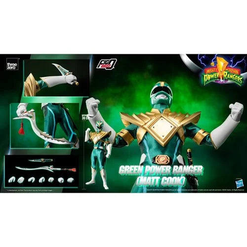 Mighty Morphin Power Rangers Green Ranger Matt Cook Standard Version FigZero 1:6 Scale Action Figure Previews Exclusive