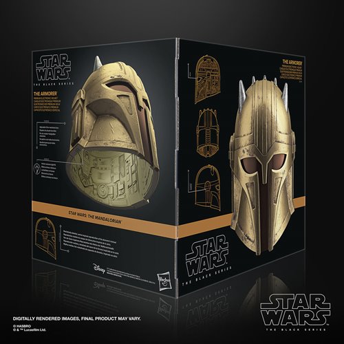 Star Wars The Black Series The Armorer Premium Electronic Helmet