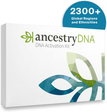 Load image into Gallery viewer, AncestryDNA Genetic Test Kit: Personalized Genetic Results, DNA Ethnicity Test, Find Relatives, Origins &amp; Ethnicities, Family History, Complete DNA Test, Top Selling, Ancestry Reports
