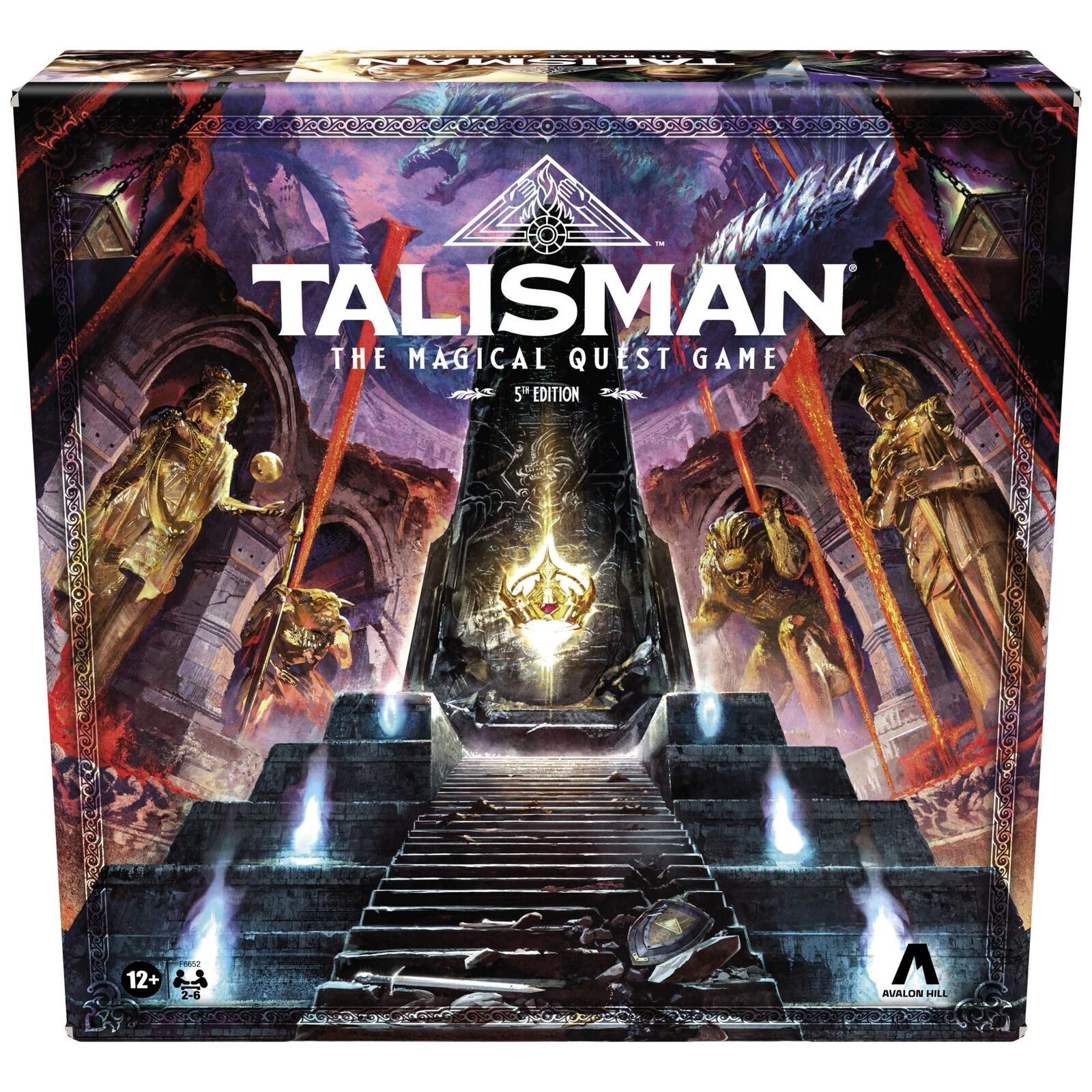 Avalon Hill Talisman: The Magical Quest Board Game, 5th Edition | Fantasy Tabletop Adventure Games | Ages 12 and Up | 2 to 6 Players | Roleplaying Strategy Games