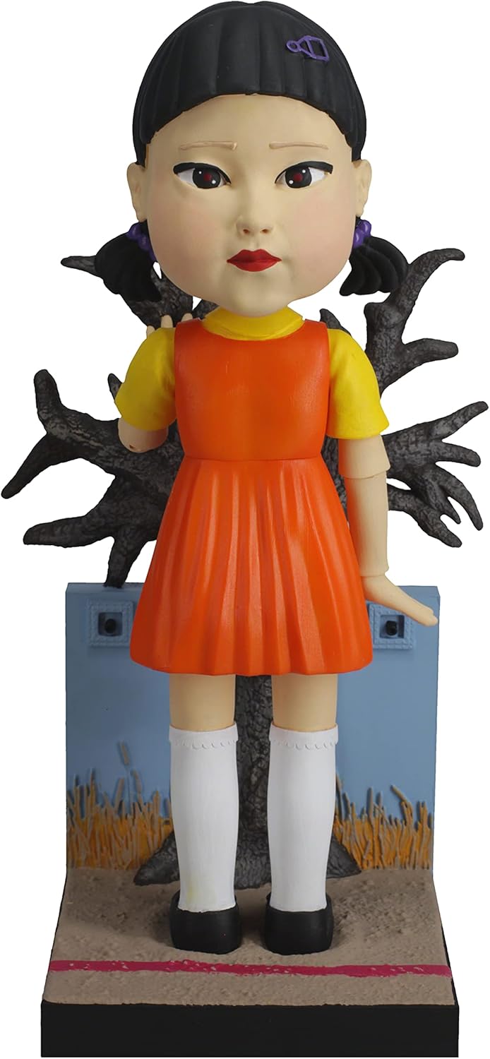 Royal Bobbles Squid Game Young Hee Doll Collectible Bobblehead Statue - 10 Inch