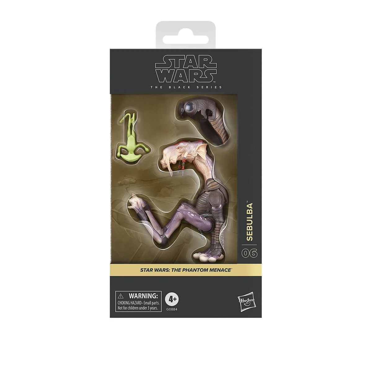 2025 Star Wars Black EI Phantom Menace 06 SEBULBA 6" Scale Hasbro Action Figure