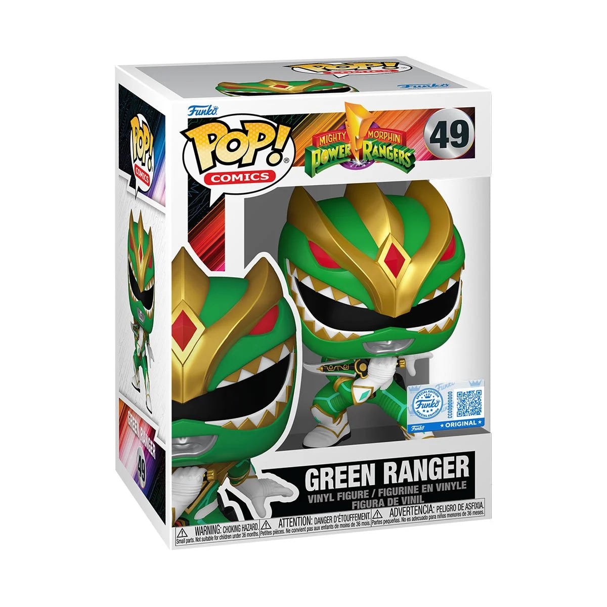 Mighty Morphin Power Rangers Green Ranger Funko Pop! Vinyl Figure #49