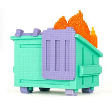 Load image into Gallery viewer, 8-Bit Dumpster Fire Vinyl Figure
