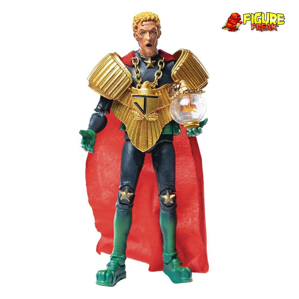 Hiya Toys 2000 AD Judge Dredd Chief Judge Caligula 1:18 Scale Action Figure New
