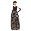 Barbie Signature Tribute Collection Rita Moreno Collectible Doll in Black & Gold Gown with Gloves and Shoes, Includes Doll Stand
