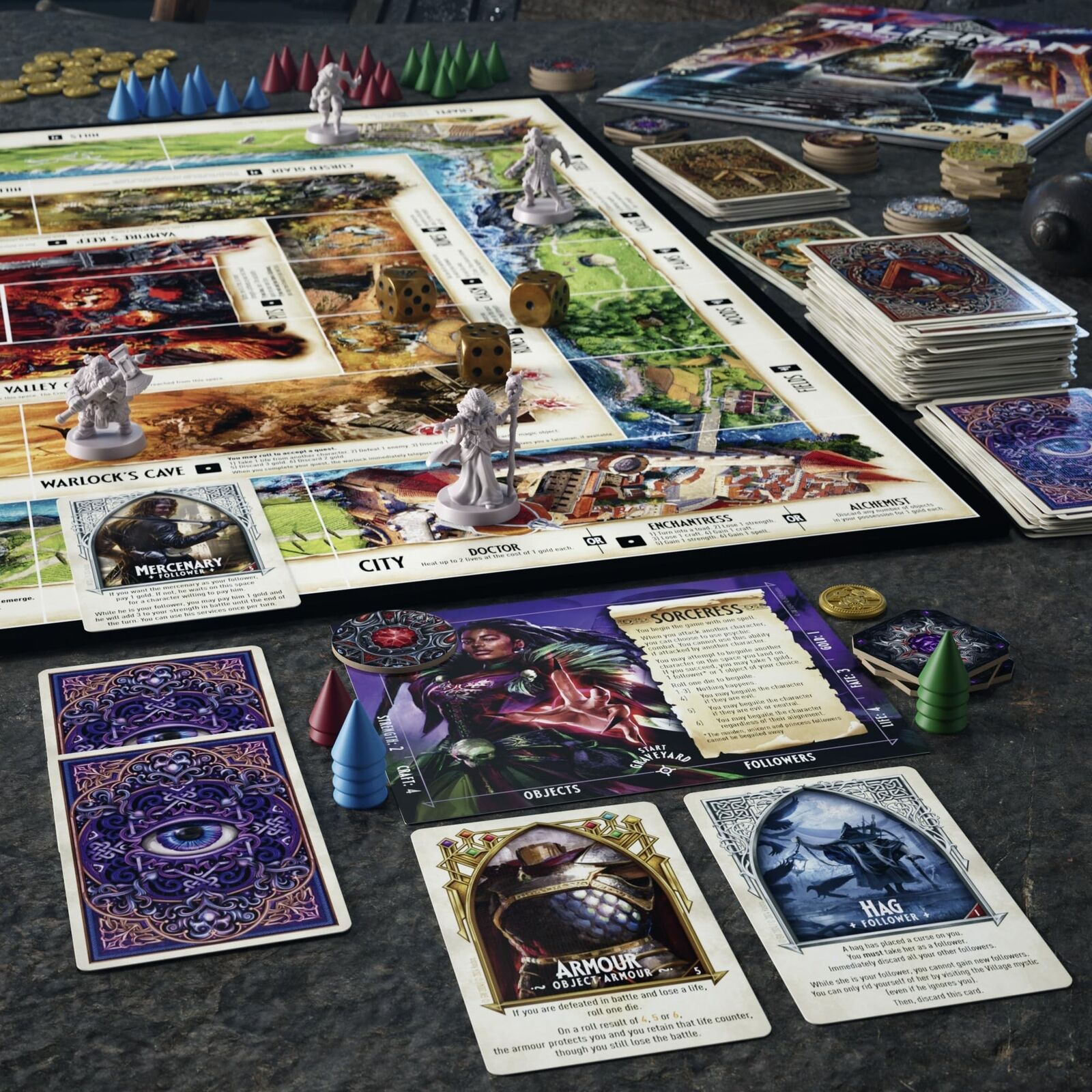 Avalon Hill Talisman: The Magical Quest Board Game, 5th Edition | Fantasy Tabletop Adventure Games | Ages 12 and Up | 2 to 6 Players | Roleplaying Strategy Games