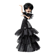 Load image into Gallery viewer, Monster High Wednesday Doll, Rave’N Wednesday Collectible in Black Gothic Gown
