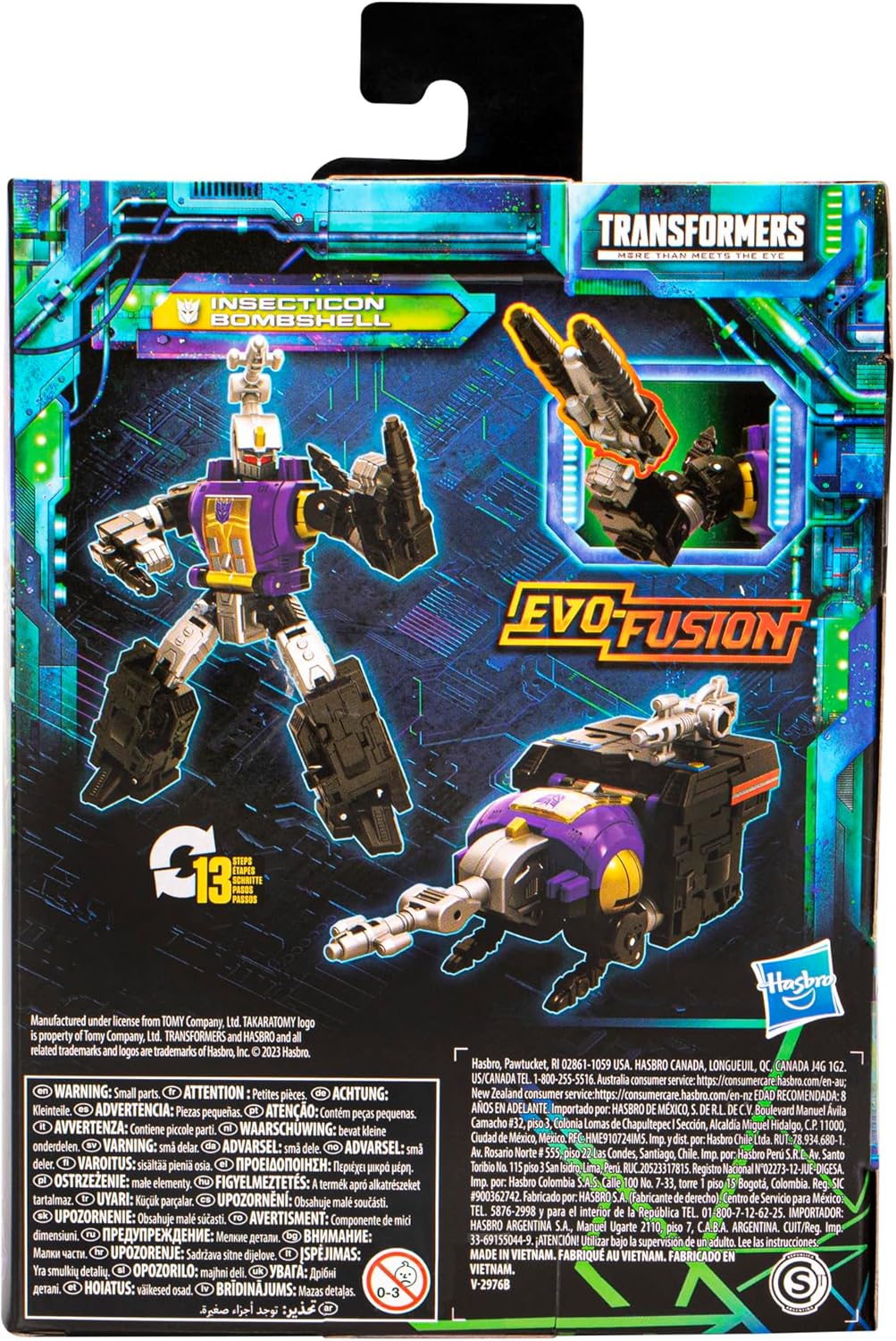 Transformers Toys Legacy Evolution Deluxe Class Insecticon Bombshell Toy, 5.5-inch, Action Figure for Boys and Girls Ages 8 and Up