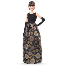 Load image into Gallery viewer, Barbie Signature Tribute Collection Rita Moreno Collectible Doll in Black &amp; Gold Gown with Gloves and Shoes, Includes Doll Stand
