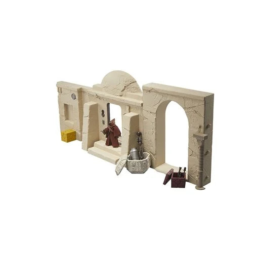 Star Wars The Vintage Collection Streets of Mos Eisley Playset with Jawa