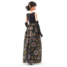 Load image into Gallery viewer, Barbie Signature Tribute Collection Rita Moreno Collectible Doll in Black &amp; Gold Gown with Gloves and Shoes, Includes Doll Stand
