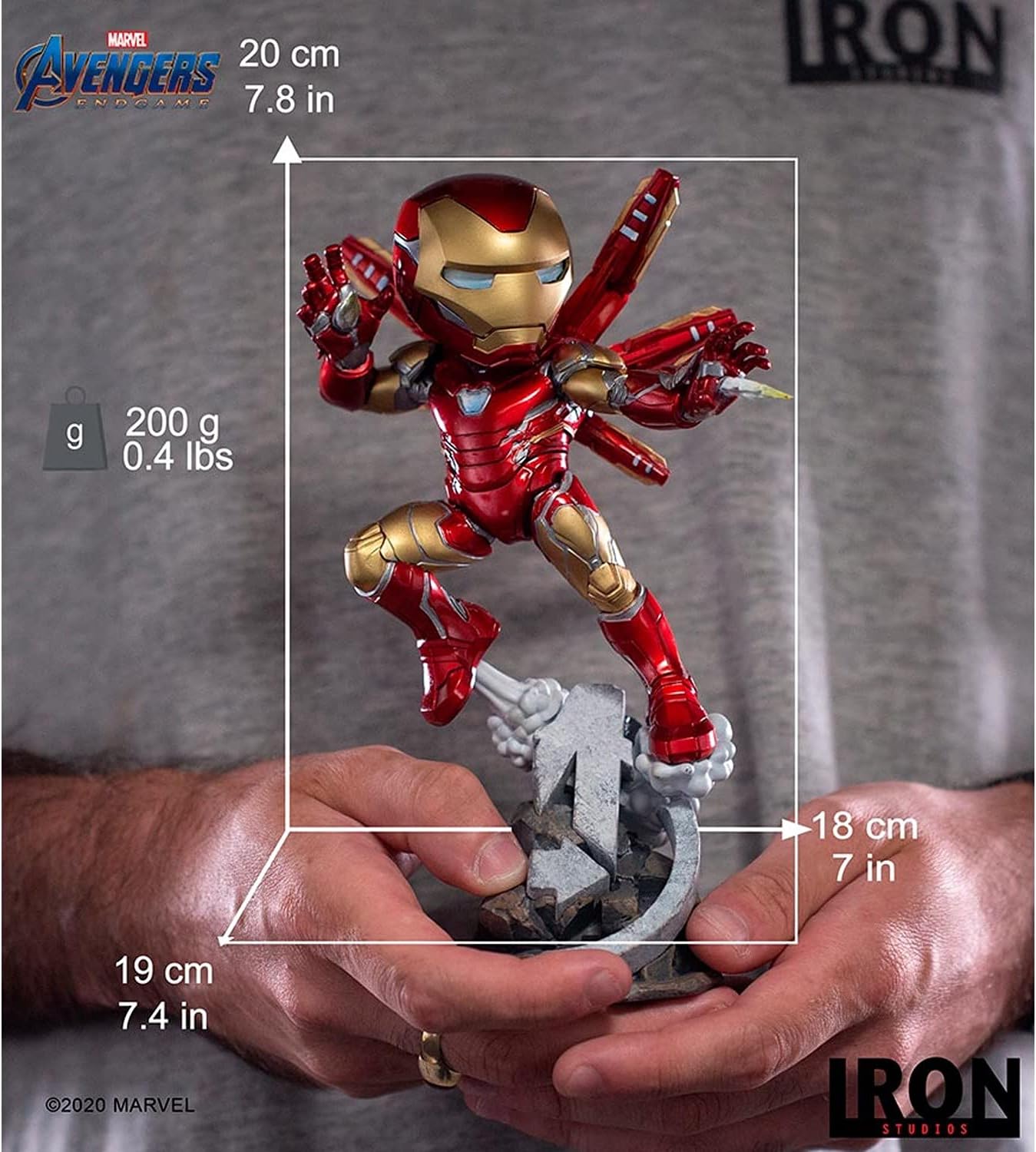 Iron Studios - Minico Avengers Endgame Iron Man Vinyl Statue