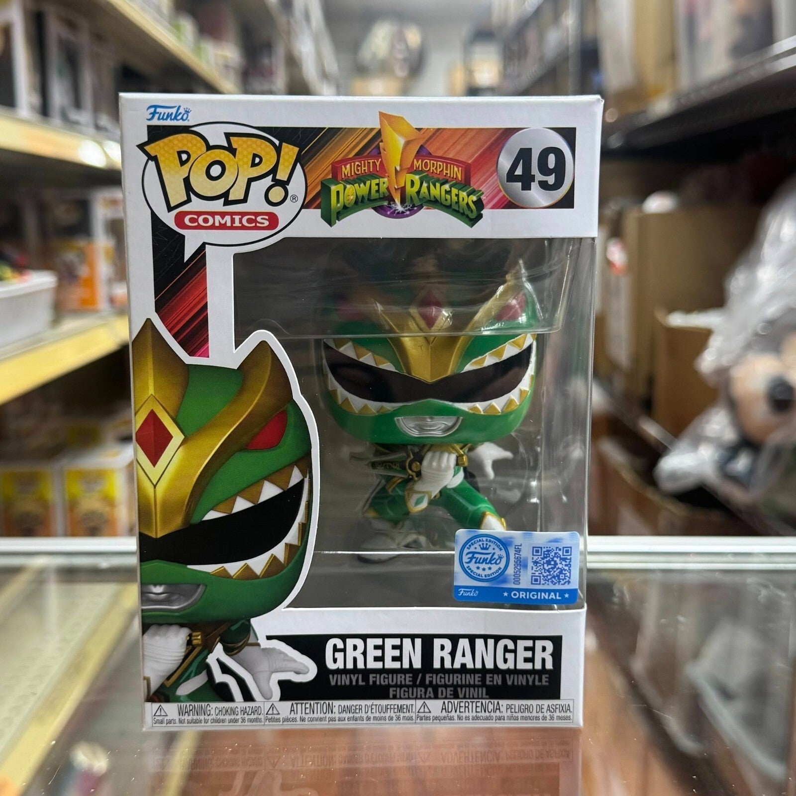 Mighty Morphin Power Rangers Green Ranger Funko Pop! Vinyl Figure #49