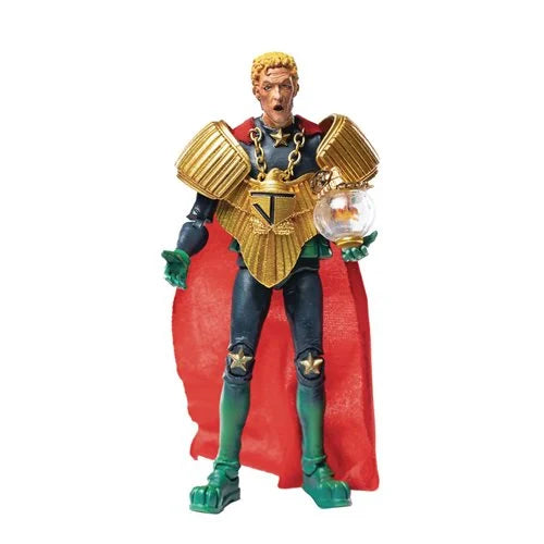 Hiya Toys 2000 AD Judge Dredd Chief Judge Caligula 1:18 Scale Action Figure New