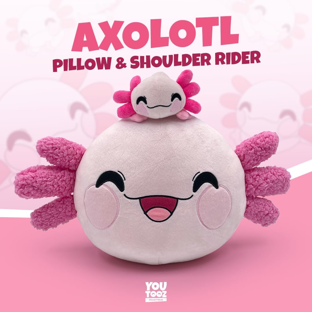 Axolotl Shoulder Rider 6-Inch Plush