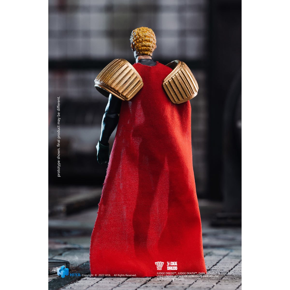 Hiya Toys 2000 AD Judge Dredd Chief Judge Caligula 1:18 Scale Action Figure New