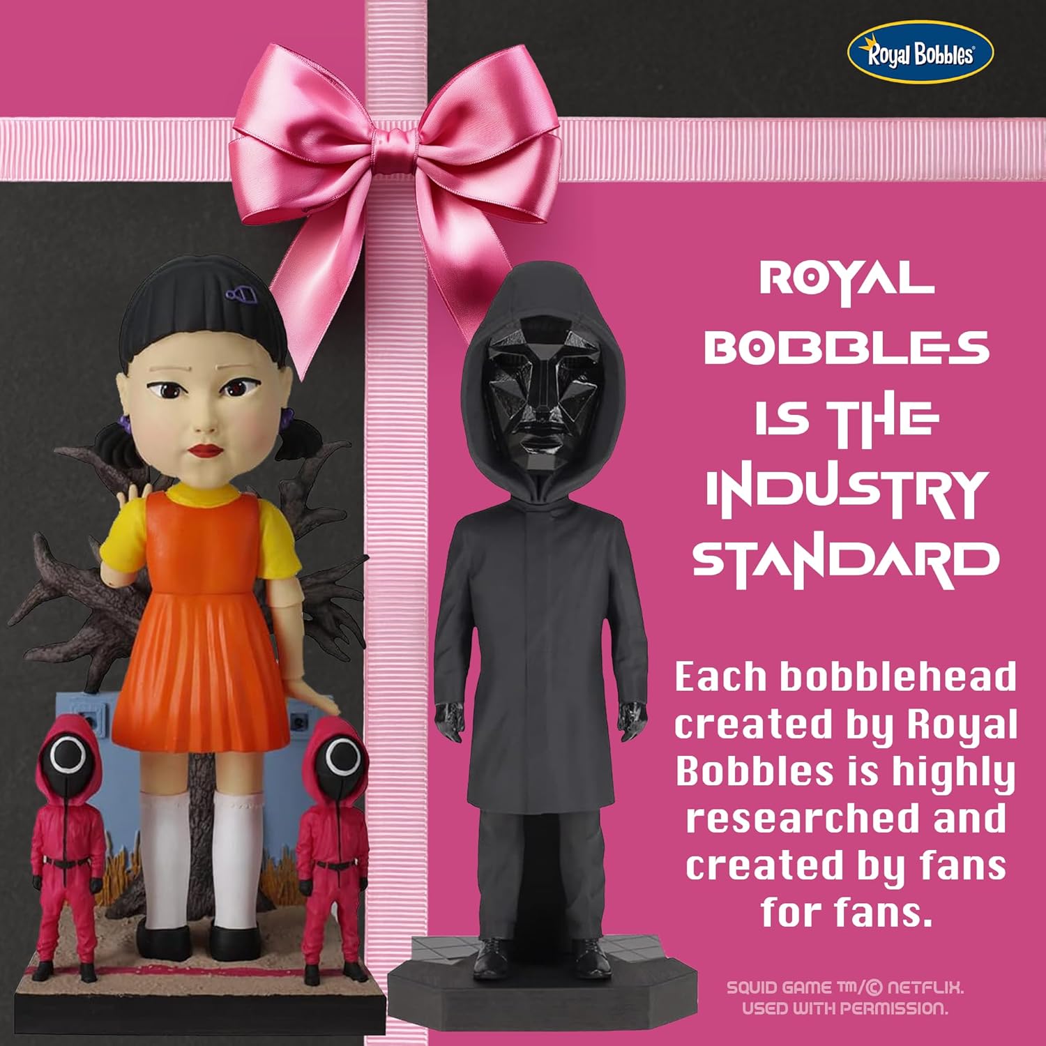 Royal Bobbles Squid Game Young Hee Doll Collectible Bobblehead Statue - 10 Inch