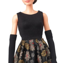 Load image into Gallery viewer, Barbie Signature Tribute Collection Rita Moreno Collectible Doll in Black &amp; Gold Gown with Gloves and Shoes, Includes Doll Stand
