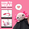 Axolotl Shoulder Rider 6-Inch Plush
