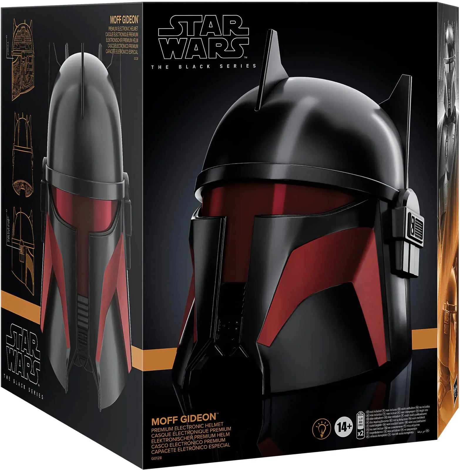 Star Wars The Black Series Moff Gideon Premium Electronic Helmet BY HASBRO