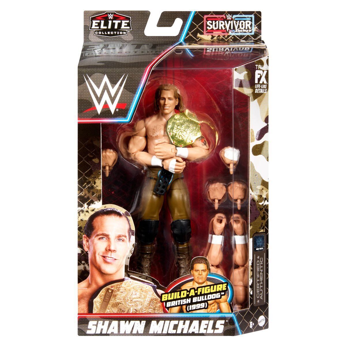 WWE Survivor Series Shawn Michaels Elite Figure - Exclusive
