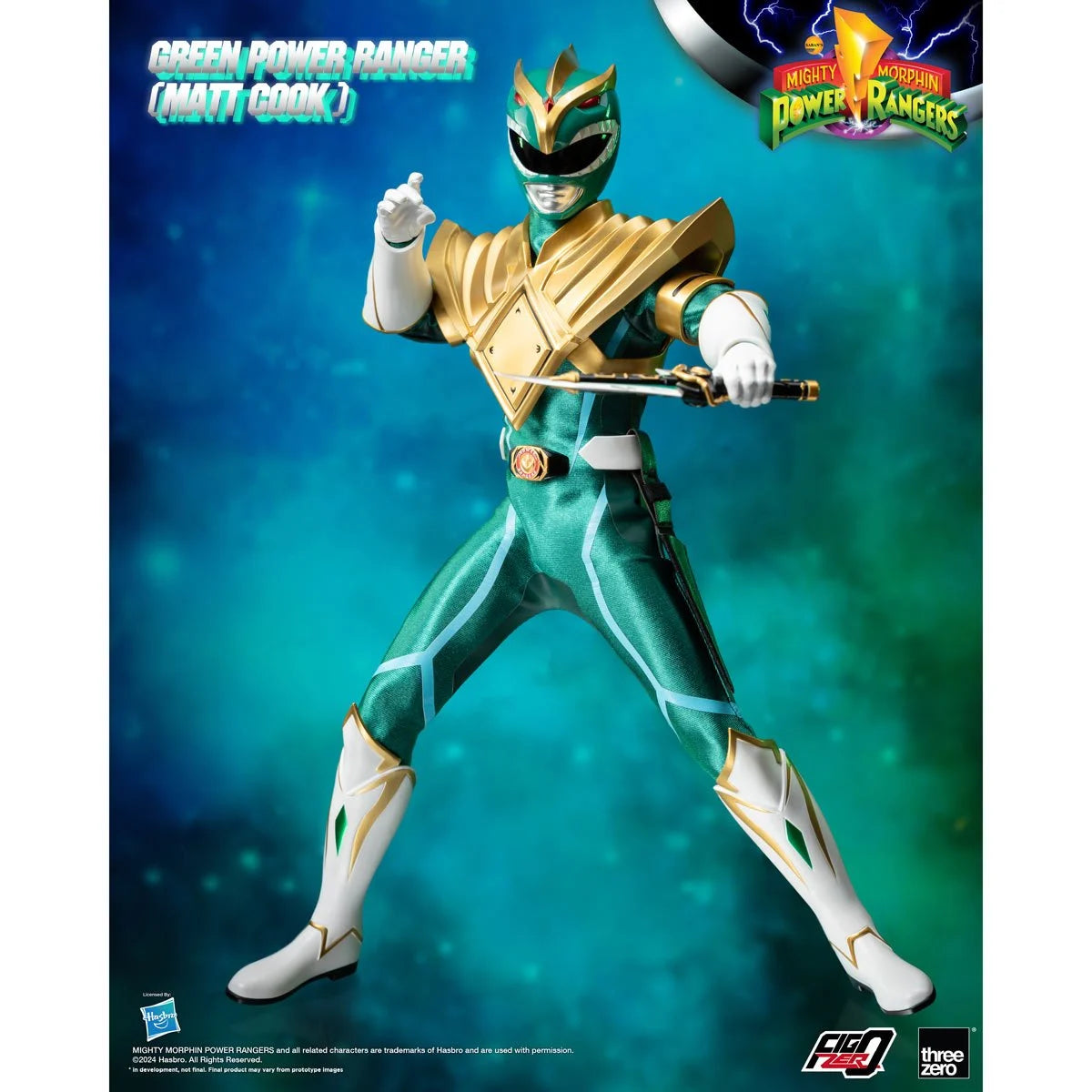 Mighty Morphin Power Rangers Green Ranger Matt Cook Standard Version FigZero 1:6 Scale Action Figure Previews Exclusive
