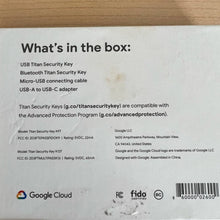 Load image into Gallery viewer, Google Titan Security Key
