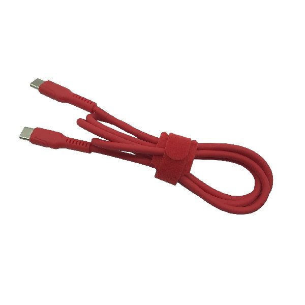 USB TYPE-C TO USB TYPE-C SILICONE POWER CHARGING CABLE – 1.0 meter