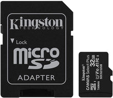 Load image into Gallery viewer, Kingston 32GB micSDHC Canvas Select Plus 100R A1 C10 Card+ADP
